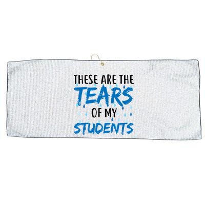 These Are The Tears of my Students Large Microfiber Waffle Golf Towel