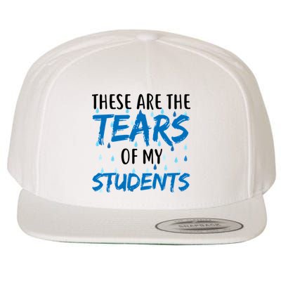 These Are The Tears of my Students Wool Snapback Cap