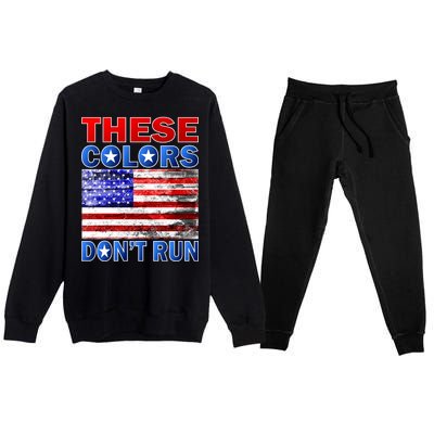 These Colors Don't Run Premium Crewneck Sweatsuit Set