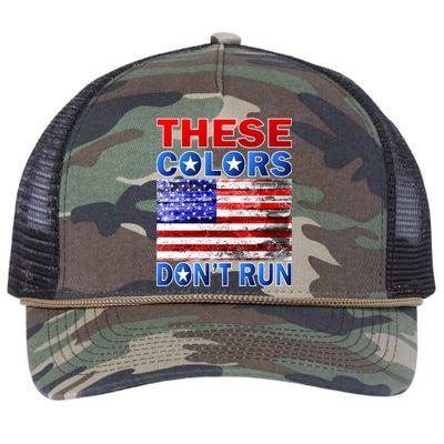 These Colors Don't Run Retro Rope Trucker Hat Cap