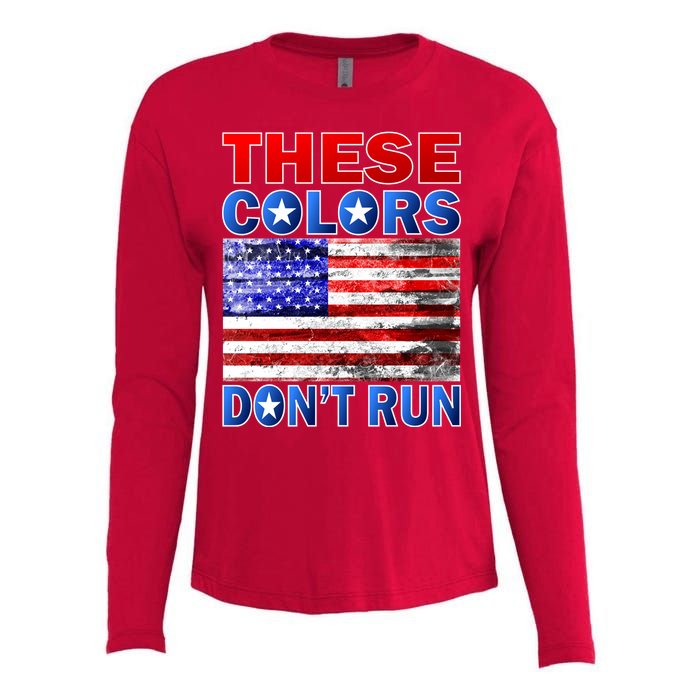 These Colors Don't Run Womens Cotton Relaxed Long Sleeve T-Shirt