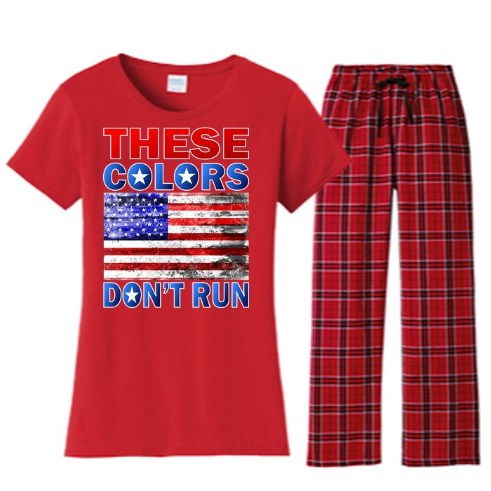 These Colors Don't Run Women's Flannel Pajama Set