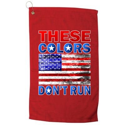 These Colors Don't Run Platinum Collection Golf Towel