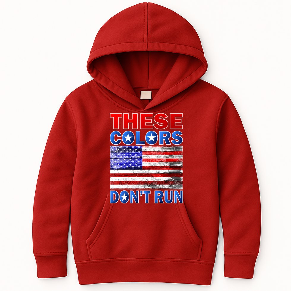 These Colors Don't Run Kids Hoodie