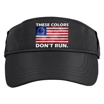 These Colors Don't Run Betsy Ross Flag Adult Drive Performance Visor