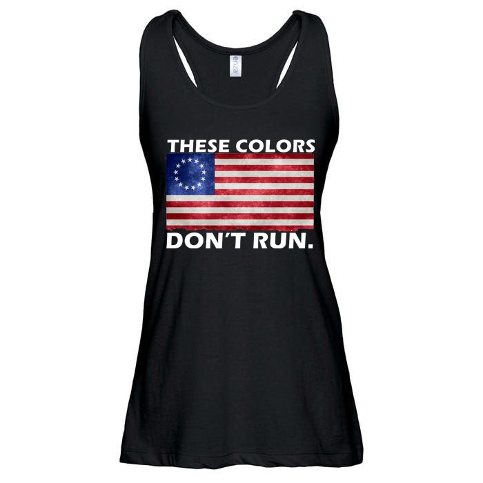 These Colors Don't Run Betsy Ross Flag Ladies Essential Flowy Tank