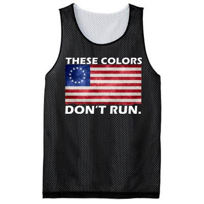 These Colors Don't Run Betsy Ross Flag Mesh Reversible Basketball Jersey Tank