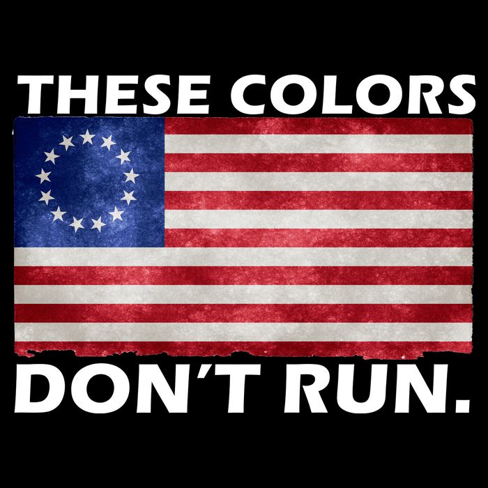 These Colors Don't Run Betsy Ross Flag Baby Bodysuit