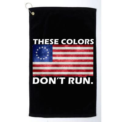 These Colors Don't Run Betsy Ross Flag Platinum Collection Golf Towel