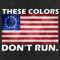 These Colors Don't Run Betsy Ross Flag Golf Towel