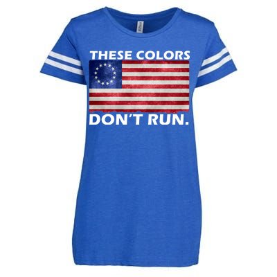 These Colors Don't Run Betsy Ross Flag Enza Ladies Jersey Football T-Shirt