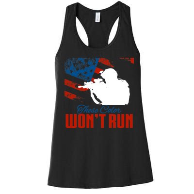 These Colors Won't Run Women's Racerback Tank