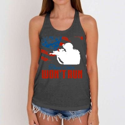 These Colors Won't Run Women's Knotted Racerback Tank