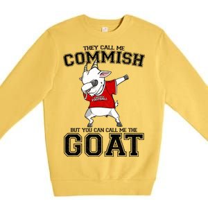 They Call Me Commish GOAT Premium Crewneck Sweatshirt