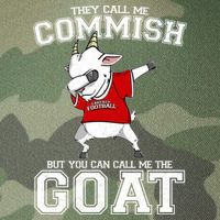 They Call Me Commish GOAT Legacy Tie Dye Trucker Hat