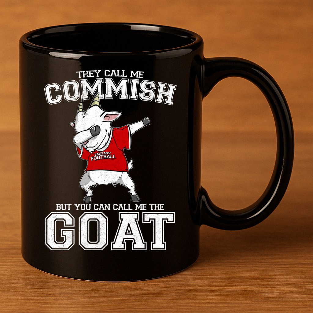 They Call Me Commish GOAT 11oz C Handle Ceramic Mug