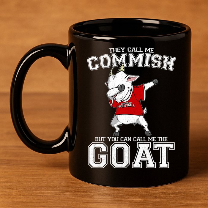 They Call Me Commish GOAT 11oz C Handle Ceramic Mug