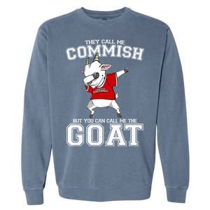 They Call Me Commish GOAT Garment-Dyed Sweatshirt