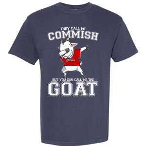 They Call Me Commish GOAT Garment-Dyed Heavyweight T-Shirt