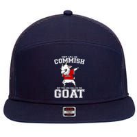 They Call Me Commish GOAT 7 Panel Mesh Trucker Snapback Hat