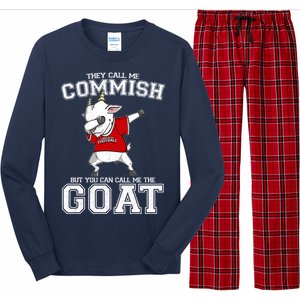 They Call Me Commish GOAT Long Sleeve Pajama Set