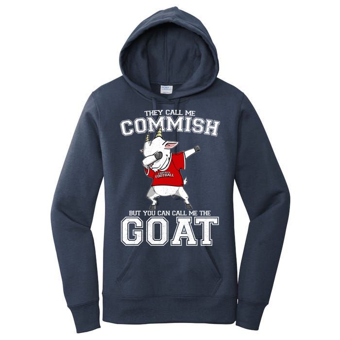 They Call Me Commish GOAT Women's Pullover Hoodie