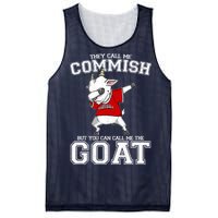 They Call Me Commish GOAT Mesh Reversible Basketball Jersey Tank