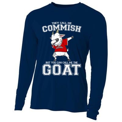 They Call Me Commish GOAT Cooling Performance Long Sleeve Crew