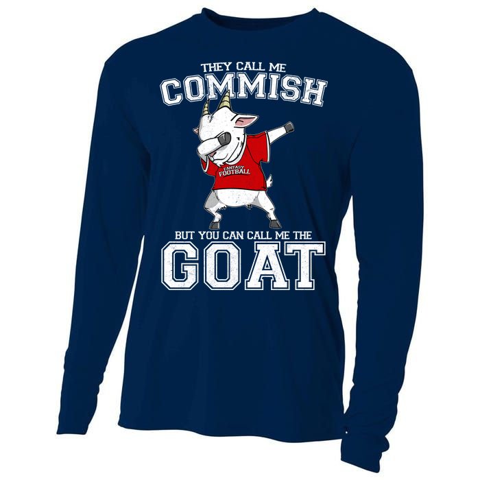 They Call Me Commish GOAT Cooling Performance Long Sleeve Crew