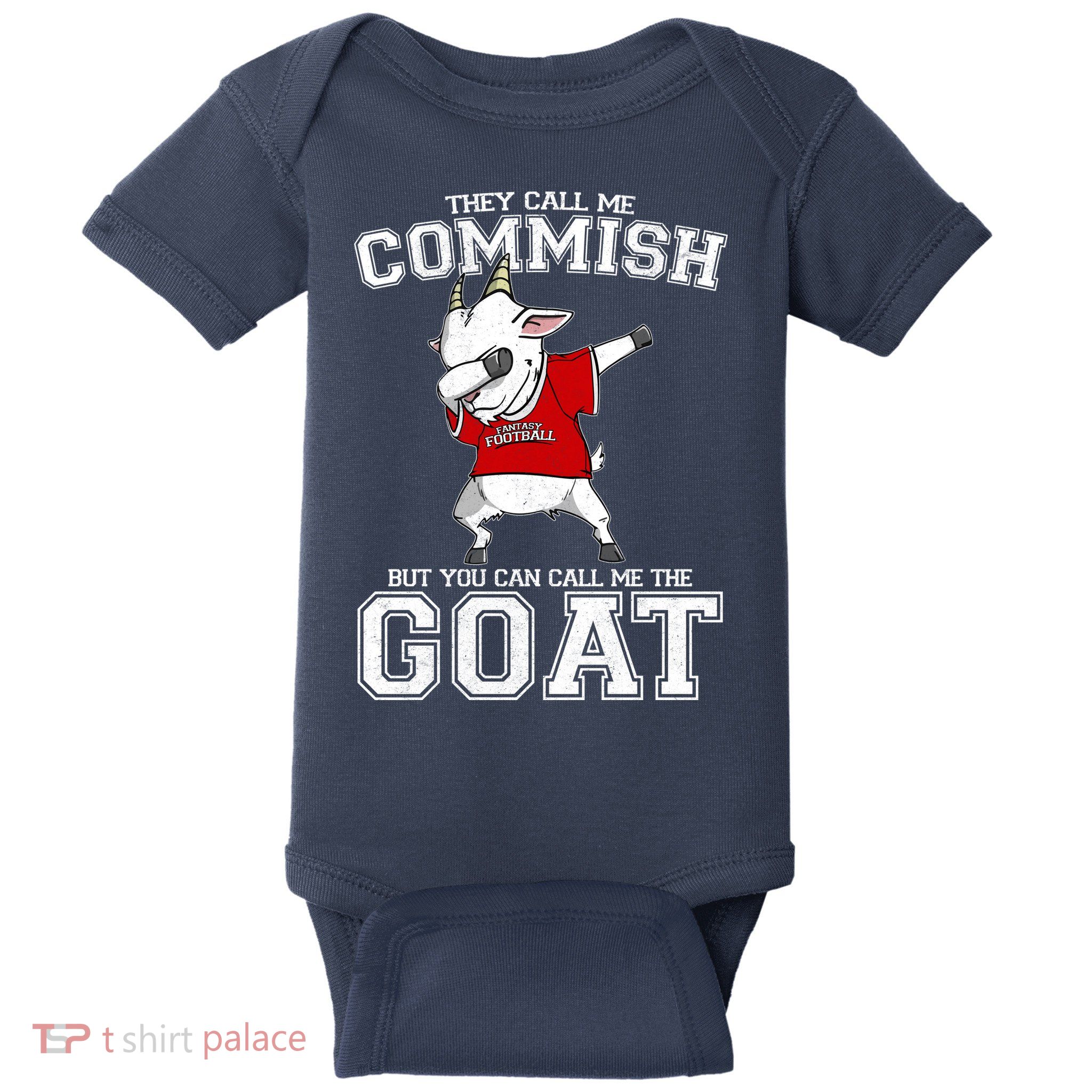 They Call Me Commish GOAT Baby Bodysuit