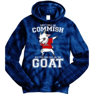 They Call Me Commish GOAT Tie Dye Hoodie