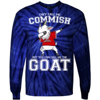 They Call Me Commish GOAT Tie-Dye Long Sleeve Shirt