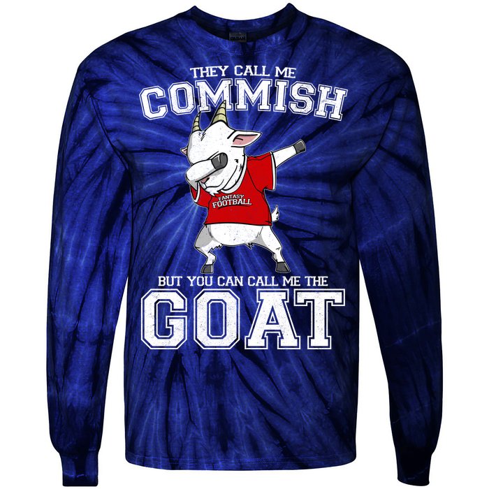 They Call Me Commish GOAT Tie-Dye Long Sleeve Shirt