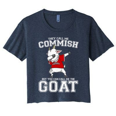 They Call Me Commish GOAT Crop Top