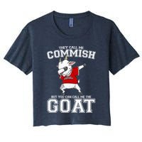 They Call Me Commish GOAT Crop Top