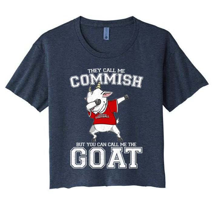 They Call Me Commish GOAT Crop Top