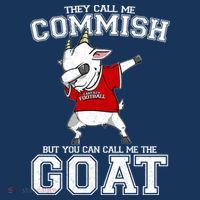 They Call Me Commish GOAT Zip Tote Bag