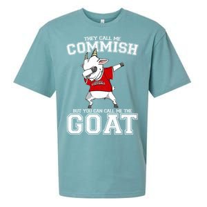 They Call Me Commish GOAT Sueded Cloud Jersey T-Shirt