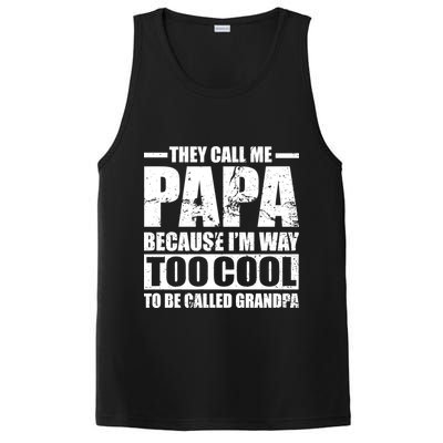 They Call Me Papa Because I'm Too Cool To Be Called Grandpa PosiCharge Competitor Tank