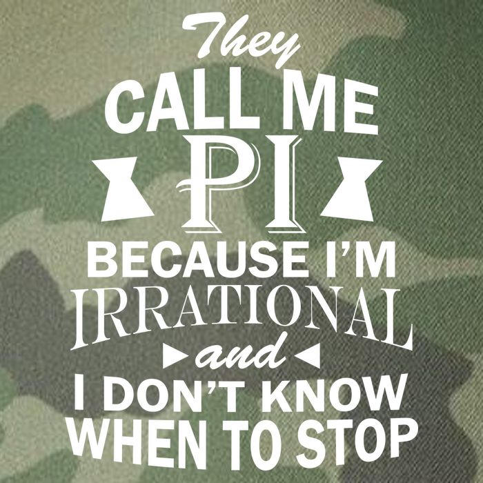 They Call Me PI Because I'm Irrational Legacy Tie Dye Trucker Hat
