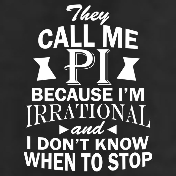 They Call Me PI Because I'm Irrational Crop Fleece Hoodie