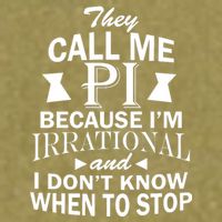 They Call Me PI Because I'm Irrational Garment-Dyed Women's Muscle Tee