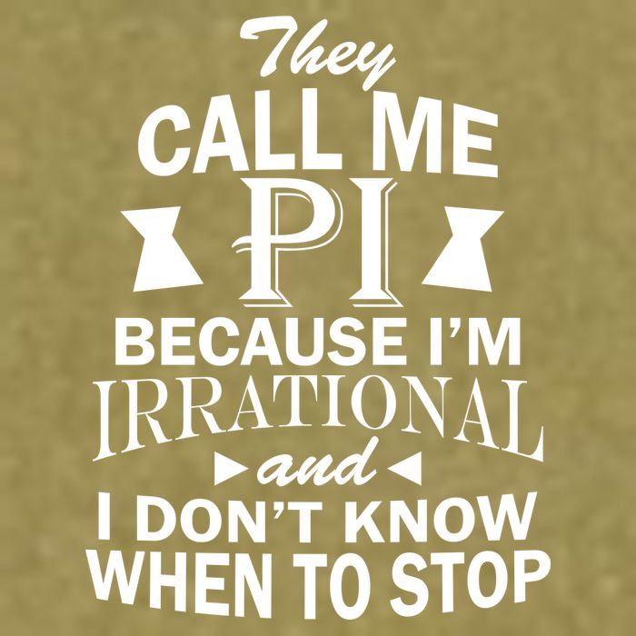 They Call Me PI Because I'm Irrational Garment-Dyed Women's Muscle Tee