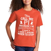They Call Me PI Because I'm Irrational Kids T-Shirt