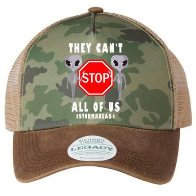 They Can't Stop All Of Us Aliens Storm Area 51 Legacy Tie Dye Trucker Hat