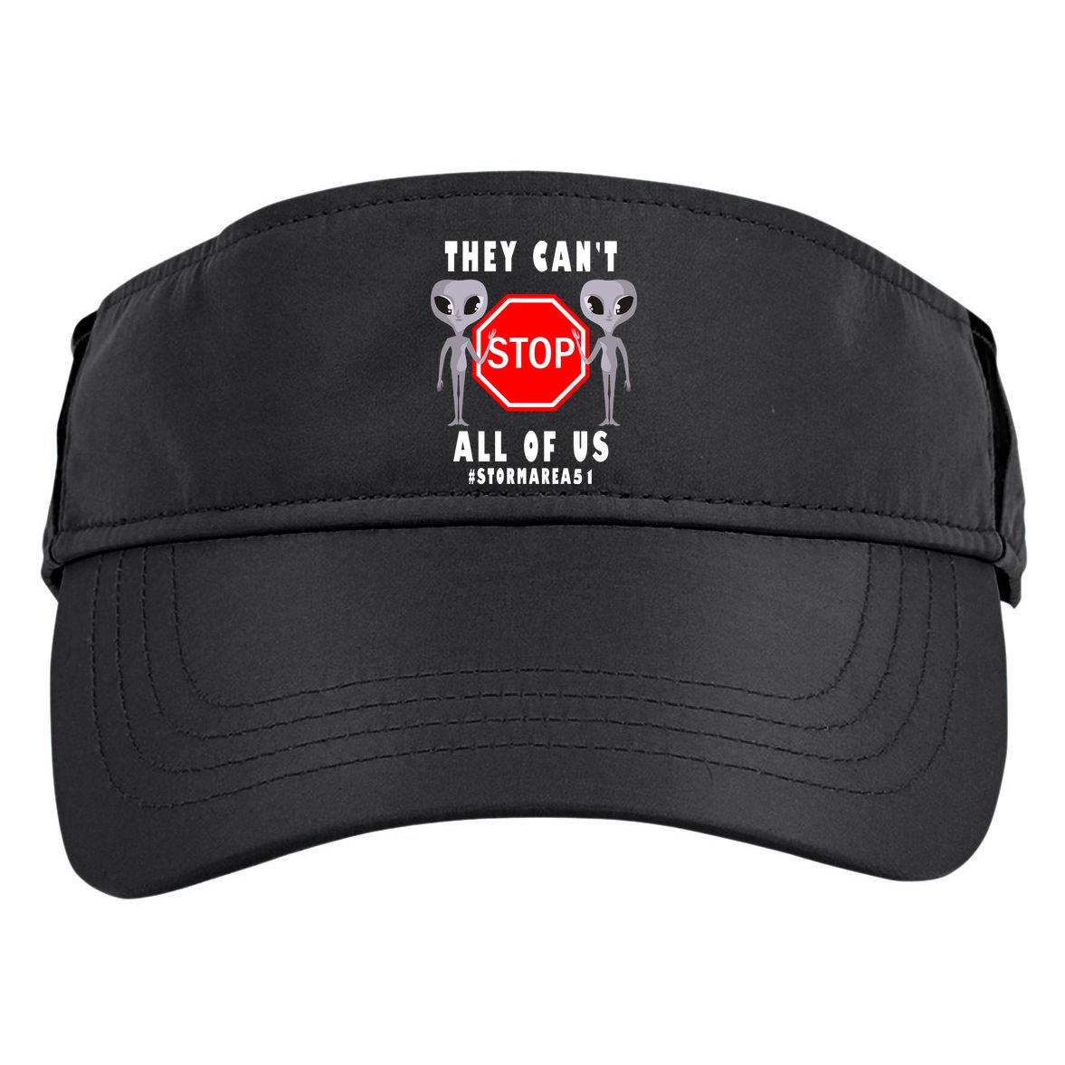 They Can't Stop All Of Us Aliens Storm Area 51 Adult Drive Performance Visor
