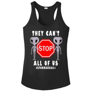 They Can't Stop All Of Us Aliens Storm Area 51 Ladies PosiCharge Competitor Racerback Tank