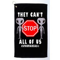 They Can't Stop All Of Us Aliens Storm Area 51 Golf Towel
