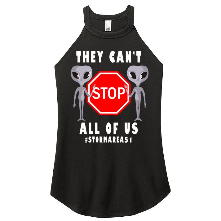 They Can't Stop All Of Us Aliens Storm Area 51 Women's Perfect Tri Rocker Tank