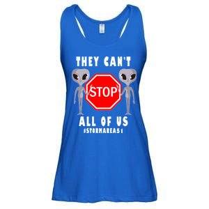 They Can't Stop All Of Us Aliens Storm Area 51 Ladies Essential Flowy Tank